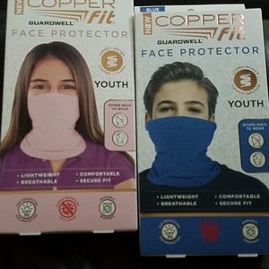 Copper fit face protector